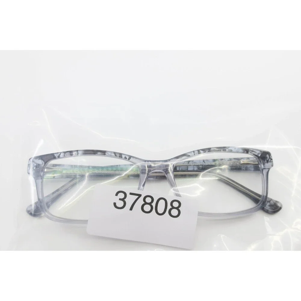 Chelsea Morgan CM 202238 GR/BLK Grey Black Marble Rectangular Eyeglass Frames